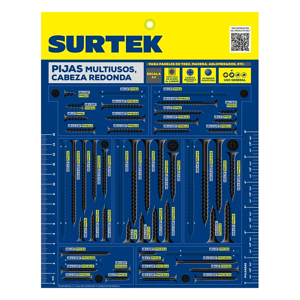 Surtek muep1 Muestrario de Pija Multiusos Surtek