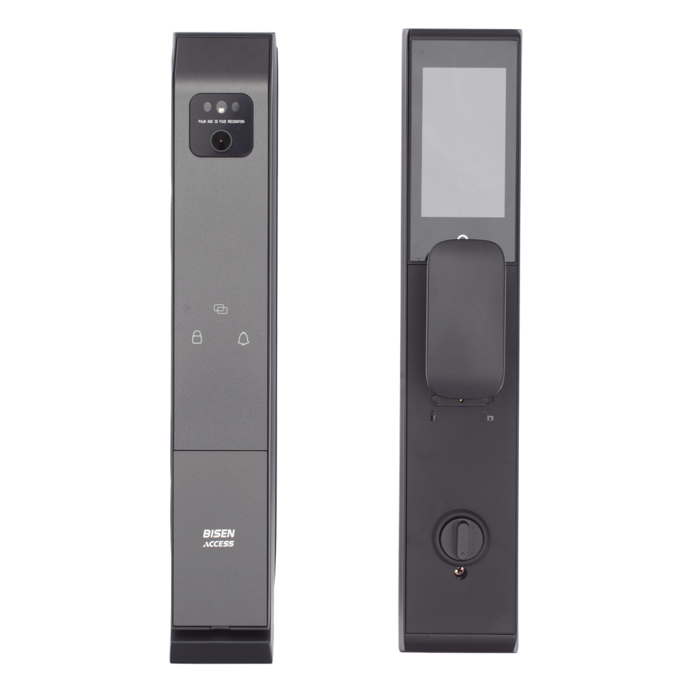 Accesspro xbs-pv-l02 Cerradura Autónoma Inteligente / Autenticación Biométrica de Rostro y Palma / Teclado PIN / Control por APP Tuya / Batería Recargable