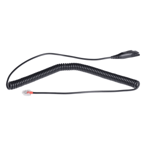 Yealink qd-to-rj9-cord Cable QD A RJ9 de Repuesto Yealink Para Conexión De Diademas Profesionales A Teléfonos De Escritorio