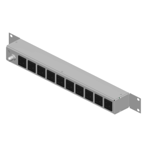 Linkedpro htcm-1u-10cw PDU Horizontal / 10 Contactos NEMA 5-15R / Rack 19 in 1UR / 120Vca 15A / Protección con Reestablecedor 15A / Cable 2.5 m (8.2 ft) / Lámina de Acero Rolada en Frío