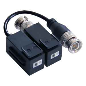 Hikvision ds-1h18-a Kit de Transceptor (Balluns) TURBOHD con Boton Push / Hasta 8 MP (4K) / 100% Cobre / Soporta HD-TVI / AHD / CVI / CVBS / Audio por Coaxitron / Datos para Menu de Configurar de Cámaras