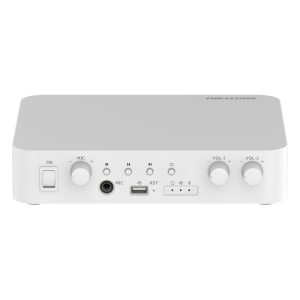 Hikvision ds-qae1a80g1-vb/st Amplificador | Compatible con Spotify | Bluetooth | 2 Canales | 40 W por Canal | 100V COM x 2 | Musica Ambiental