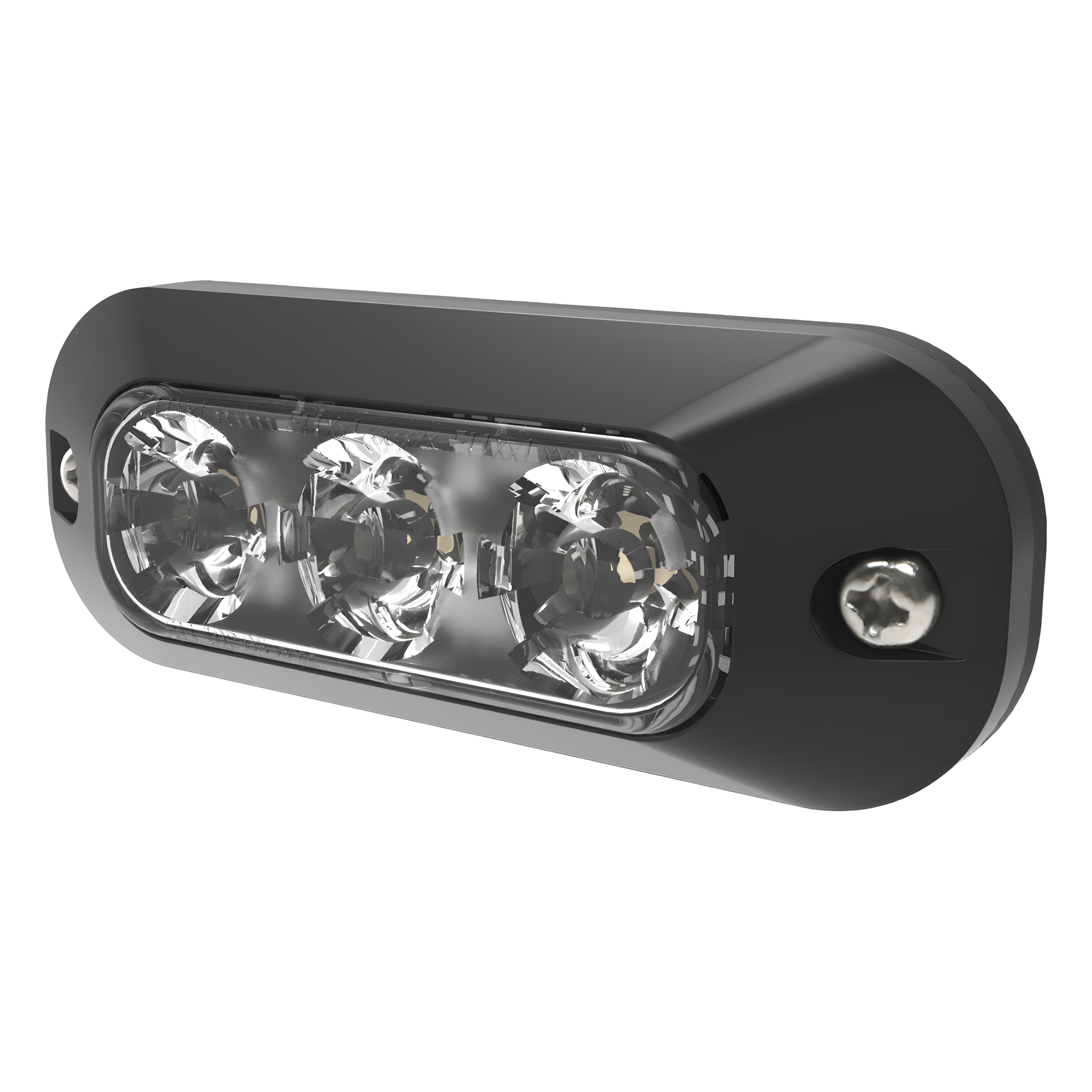 Ecco ed3703c Luz Auxiliar de 3 LED, Blanco, Lente Transparente