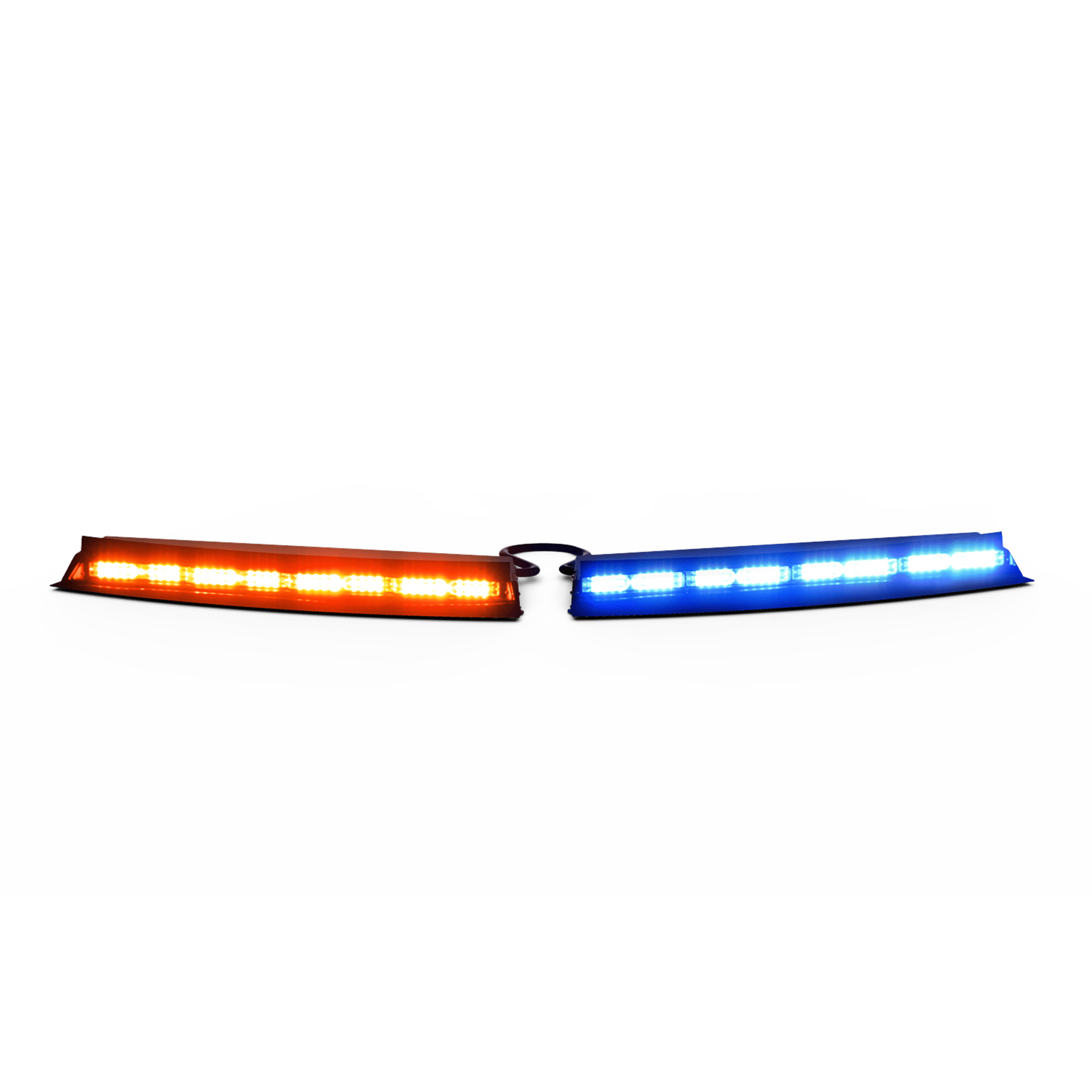 Ecco 39-30008-cm Visera Interior Universal Tricolor Rojo/Azul/Blanco 144 LED Con Luces De Penetración Sin Bracket, Necesario agregar CZMATSIBSYS