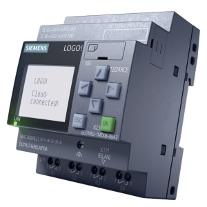 Siemens 6ed1052-1md08-0ba2 Módulo Lógico LOGO! / 12-24V DC / 8 DI (4 AI) / 4 DO Relay / Ethernet Integrado / Servidor Web / Data Log / 400 Bloques Memoria / Expandible Modularmente / Cloud MQTT / Display Integrado