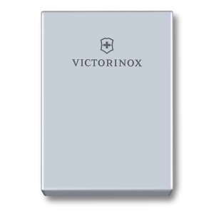 Victorinox 612678 Tarjetero / Almacenamiento Seguro 4-6 Tarjetas / Aluminio Duradero / Protección RFID / Sistema Deslizamiento Patentado / Color Gris Claro.