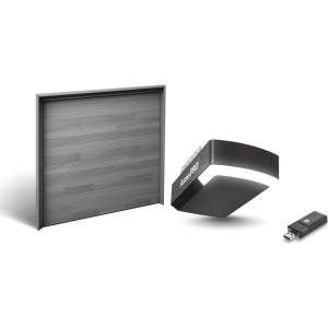 Accesspro kit-door-107cf Kit Puerta de Garage 10x7 Pies / Lisa Línea Central / Color Blanco / Insulada 43 mm / Motor FS1000M 1/2 HP / Interfaz WiFi ACCESSWIFI / Incluye 3 Controles