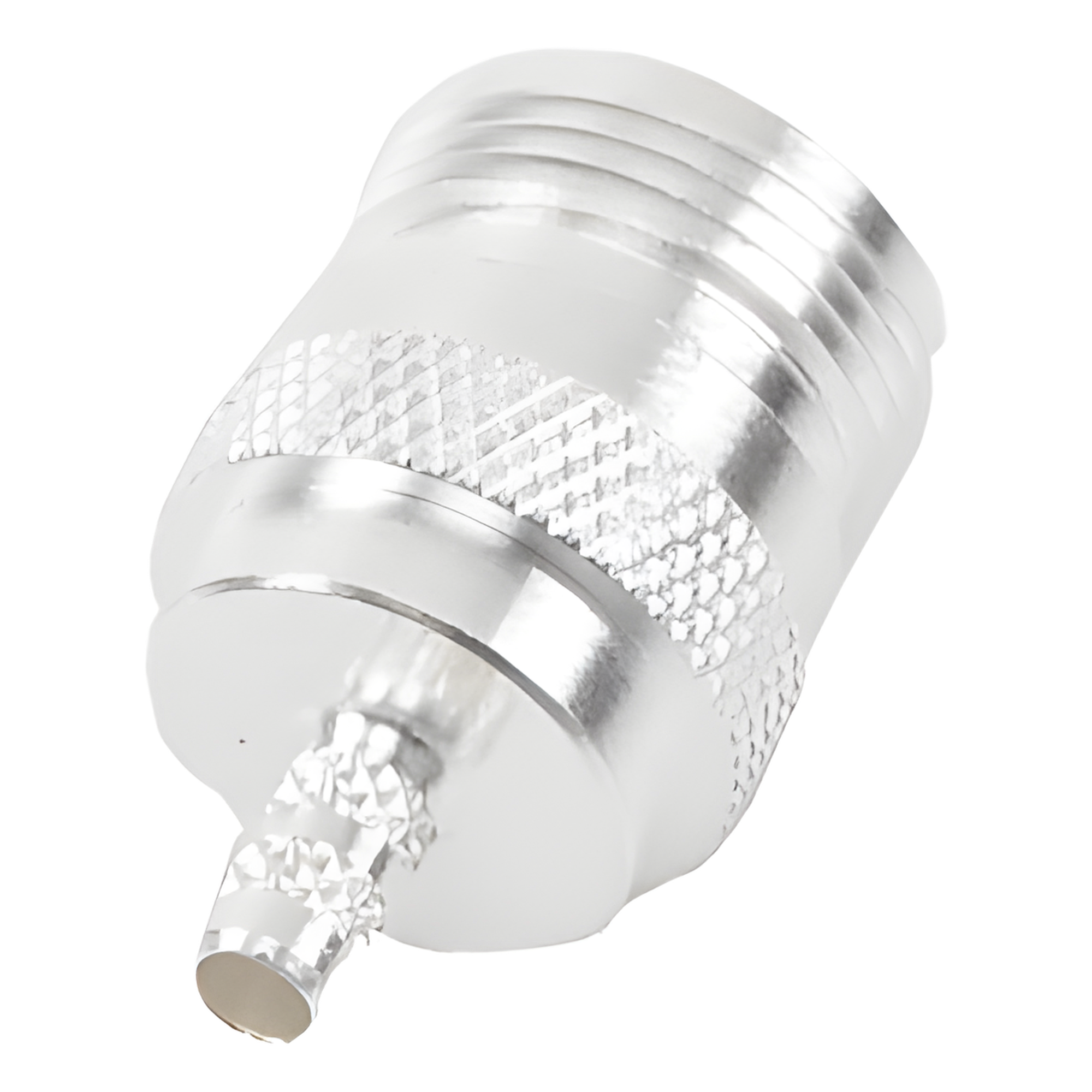 Rf Industries,Ltd rfn-1027-c1 Conector N Hembra de anillo plegable para cables LP-195, LP-142, RG-142/U, LMR-195.