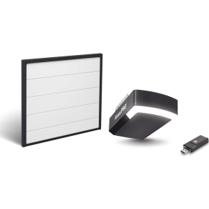 Accesspro kit-door-208 KIT COMPLETO Incluye /Puerta D/ Garage / APDOOR 20x8 Pies / Lisa Linea Central / Color blanco / Insulada / Interfase ACCESSWIFI / Motor FS1000M / 1/2HP / Fuerte/Silencioso/Luz LED/Motor DC .