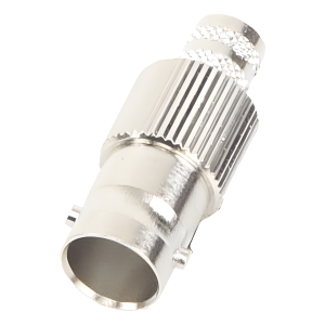 Rf Industries,Ltd rfb-1724-q Conector BNC Hembra de 75 Ohm, Anillo Plegable para Cable RG-6/U, Níquel/ Oro/ Teflón.