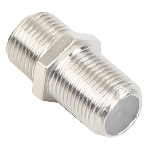 Rf Industries,Ltd rff-1476 Adaptador Barril para 75 Ohm, de Conector F Hembra a F Hembra, Níquel/ Estaño/ Polietileno.