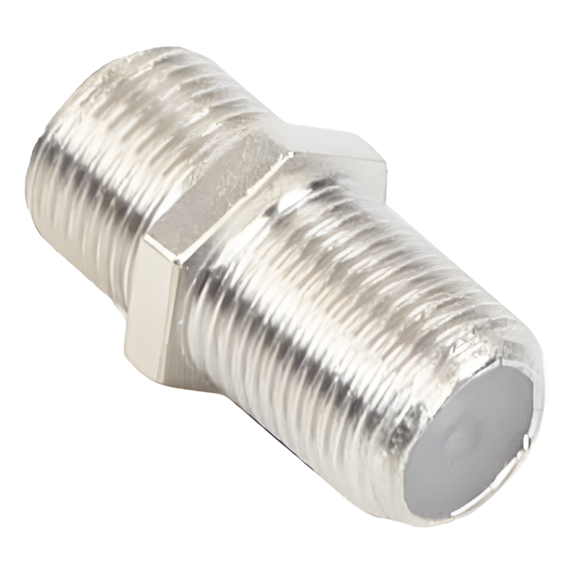 Rf Industries,Ltd rff-1476 Adaptador Barril para 75 Ohm, de Conector F Hembra a F Hembra, Níquel/ Estaño/ Polietileno.