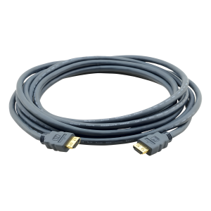 Kramer c-hm/hm-35 Cable HDMI Premium| Longitud 10.7 m | Alta Velocidad 18 Gbps | 4K@60Hz (4:2:0) | Conectores Dorados 24K | K-Lock Resistentes | Triple Blindaje | Certificado Premium