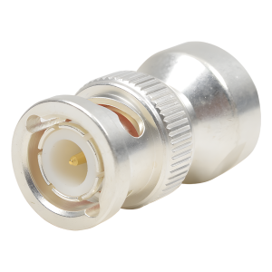 Rf Industries,Ltd pt-4000-004 Adaptador UNIDAPT Hembra a BNC Macho. Plata / Oro / Teflón.