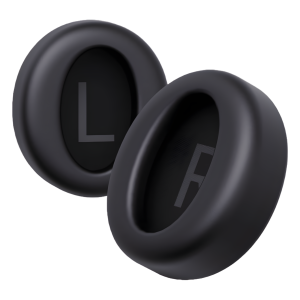 Yealink black-ear-cushion-for-bh76-plus-(1pair) Almohadillas De Repuesto Negras para Diademas Yealink BH76 Plus (1 Par)