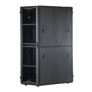 Panduit xg84512bs0001 Gabinete FlexFusion para Centros de Datos, 45 UR, 800 mm de Ancho, 1070 mm de Profundidad, Fabricado en Acero, Color Negro
