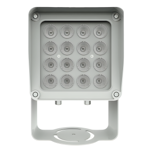 Hikvision ds-tl2000a-l1 Luz Estroboscópica LED Blanco / Haz Alto 16 Lámparas / Ángulo 10° / Distancia 16-25 m / IP66 Resistente / Disipador de Aluminio / Control por Baja Luminosidad / 100V-240V