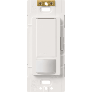 Lutron Electronics msops2sw Apagador con sensor de ocupación y vacancia XCT para espacios pequeños, unipolar, 120 V, 2 A