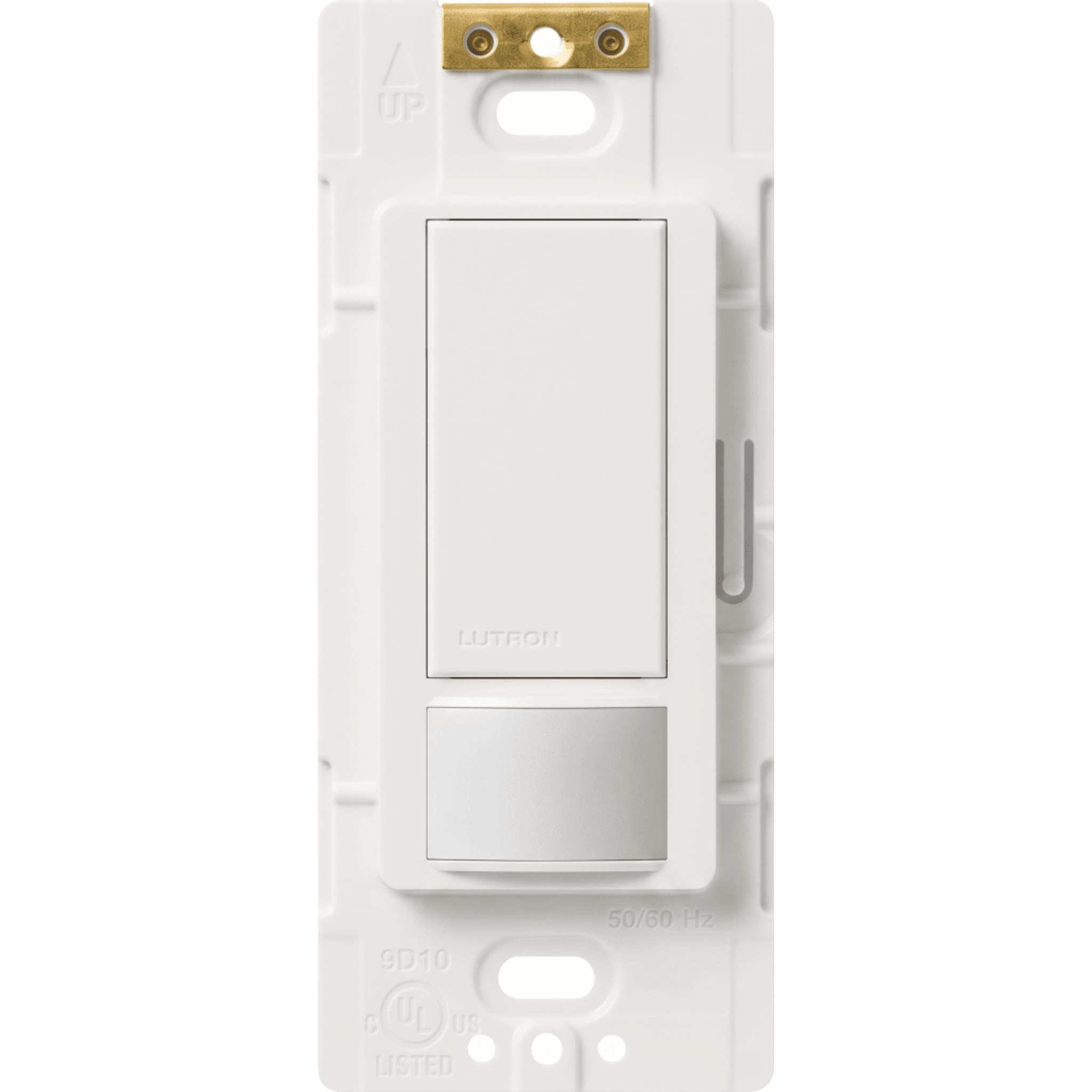 Lutron Electronics msops2sw Apagador con sensor de ocupación y vacancia XCT para espacios pequeños, unipolar, 120 V, 2 A