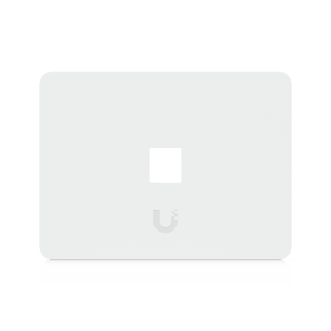 Ubiquiti uacc-wp-keystone-h-1p Placa de Pared Horizontal Universal para Keystone de 1 Puerto con Cubierta Pintable, Acabado Personalizable, Paquete con 4 Piezas