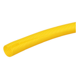 Panduit clt150f-x4f Tubo Corrugado Abierto Fiberrunner, para Protección de Cables, 1.50 in (38.1 mm) de Diámetro, 3.1 m de Largo, Color Amarillo