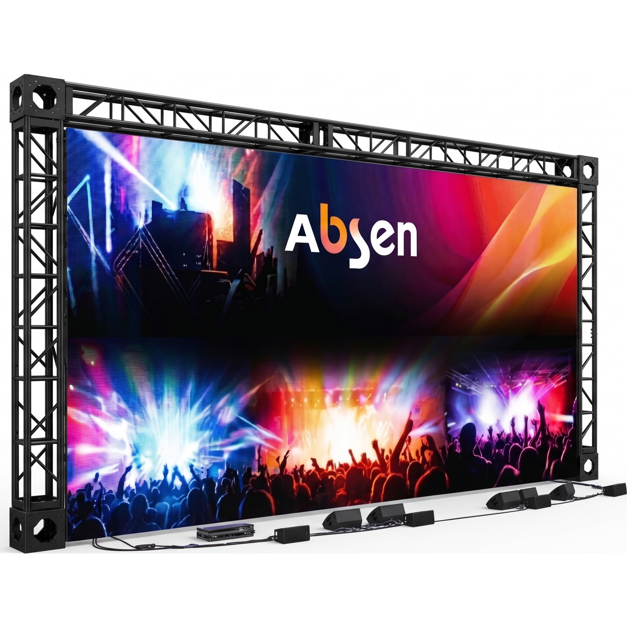 Absen ab-29-ext/6m2 Kit Videowall LED Exterior / Absen / 24 Gabinetes 500 x 500 / Pitch 2.9 mm / 4000 nits / Refacciones y Flight Cases Incluidos
