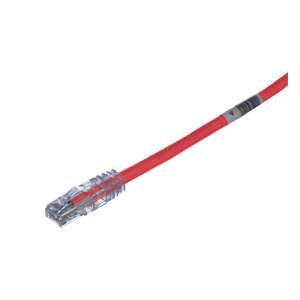 Panduit utpsp1rdy Cable de Parcheo TX6, UTP Cat6, 24 AWG, CM/LSZH, Color Rojo, 1 ft