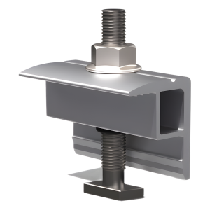 Basel n00014 Abrazadera Final / End Clamp / Compatible con Módulos 30-40 mm / Para Sistemas N Rail y S Rail BASEL / Fijación de Paneles Solares