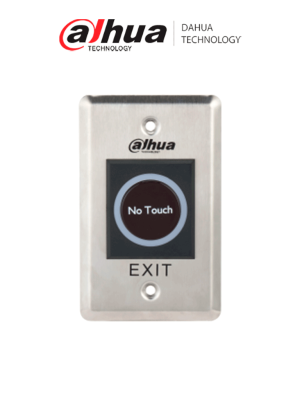 DAHUA DHI-ASF909-V1 - Botón de Salida sin Contacto, con Indicador LED, Acero Inoxidable, 12VCC, Función NC/NO, Distancia de Detección 0 - 15 cm