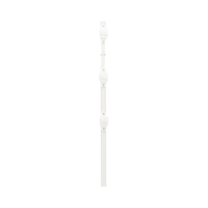 Sfire sf-post-3w Poste de Paso / Tubo de Acero Galvanizado / Diámetro 1 / Longitud 75 cm / 3 Aisladores / Pintura Blanca / Peso 0.5 KG