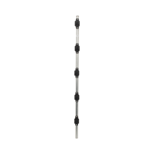 Sfire sf-post-5-r1 Poste de Paso de Acero Galvanizado / Diámetro 1 / Longitud 100cm / Forma Redonda / 5 Aisladores Integrados / Incluye Tapa / Peso 0.8 KG