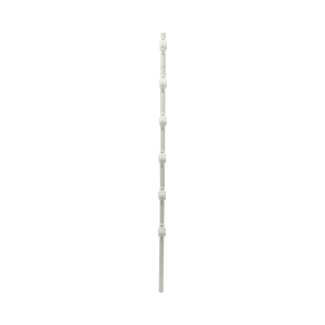 Sfire sf-post-6w Poste de Paso / Tubo de Acero Galvanizado / Diámetro 1 / Longitud 140 cm / 6 Aisladores / Color Blanco / 1 KG