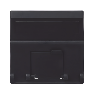Simon sm-1-keya-n (K80MD64/14) Placa Voz y Datos Inclinada con Guardapolvo y Adaptador para RJ45 Keystone Color Negro