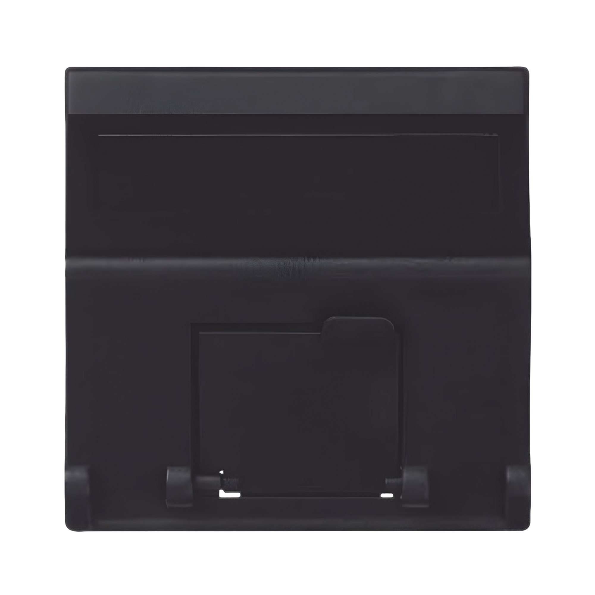 Simon sm-1-keya-n (K80MD64/14) Placa Voz y Datos Inclinada con Guardapolvo y Adaptador para RJ45 Keystone Color Negro
