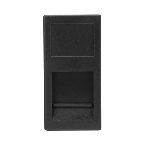Simon sm-1/2-key-n Medio Módulo Color Negro con 1 Espacio para Jack Keystone con Guardapolvo para las Cajas de Escritorio Ofiblock y Teleblock / (K76/14)
