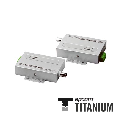 Epcom Titanium tt-101ar Receptor activo de 1 canal, requiere alimentación de 12 Vcc (distancia de video de 300 metros con transmisor activo)