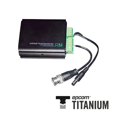 Epcom Titanium tt-101-vpadt Video + poder + audio + datos, transmisor de video pasivo + alimentación de 1 canal