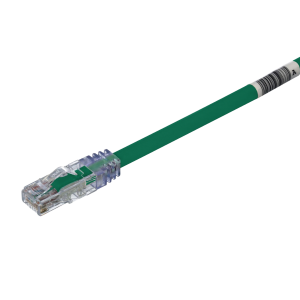 Cable de Parcheo UTP, Cat6A, 24 AWG, CM, Color Verde, 7.62 Metros (25 Pies)