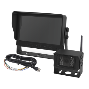 Ecco k7000b-wk Camara de Reversa Inalambrica y Monitor para Vehiculos de Trabajo y Montacargas