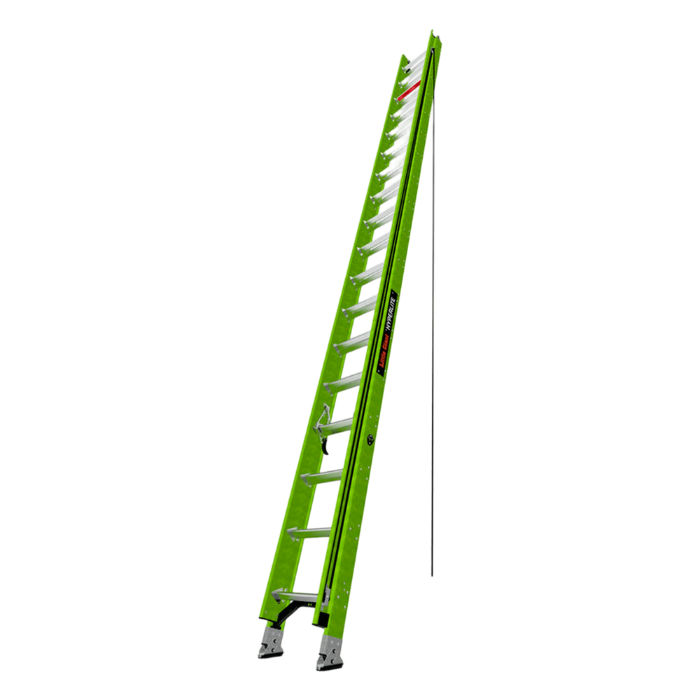 Little Giant Ladder Systems hyperlite-36-ia Escalera de Extensión de Aluminio + Fibra de Vidrio HYPERLITE de 10.9 m (36 ft) / Capacidad 300-375 lb (136-170 kg) / No. de Parte 17736.