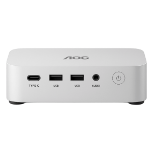 Aoc a3ar5 Mini estación de trabajo (Mini PC) / AMD Ryzen 5 7430U / Wi-Fi 6 + Bluetooth 5.2 / 16 GB DDR4 + 512 GB SSD / 6× USB 3.0 + 2.5G Ethernet / Windows 11