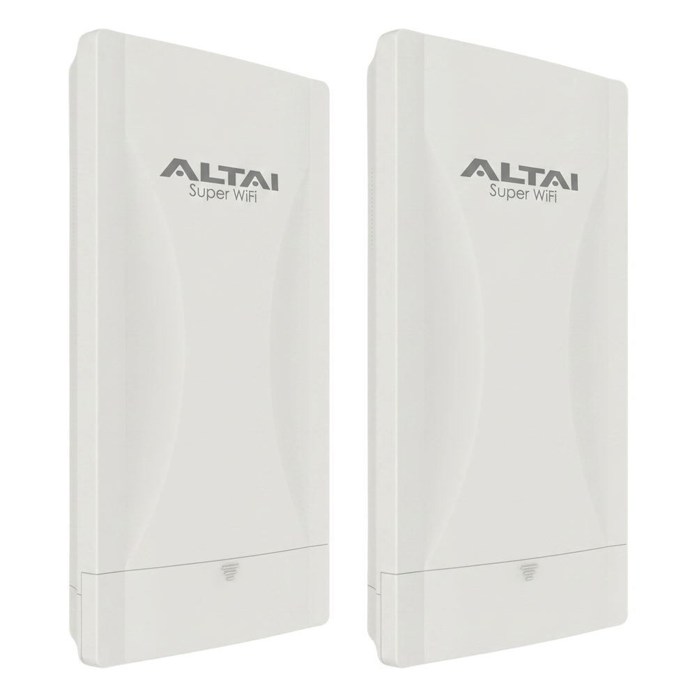 Altai Technologies kit2-c260s Kit de 2 Unidades del Punto de Acceso WiFi 6 con Antena Sectorial de 80° de Apertura