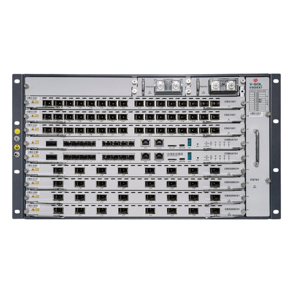 V-Sol v5600-x7 OLT Modular tipo Chasis GPON/XGS-PON Combo
