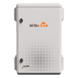 Wi-Tek wi-iotbox03-v3 Gabinete de Acero Ventilado para Exterior 380 x 660 x 240 mm con Rieles DIN y 4 Placas Laterales para Montaje de Equipos por Fuera