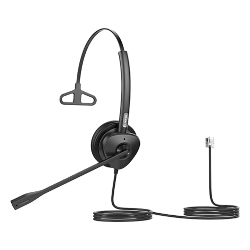 Fanvil ht301 Diadema Monoaural con Audio HD y Brazo Ajustable de 260°