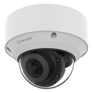 Hanwha Vision qnv-c6083r Cámara IP Tipo Domo Antivandálica 2 Megapíxel Serie Q-Core / Lente Motorizado 3.2 a 10mm / IR 40M / WDR 120db / Salida de video HDMI / Exterior IP66