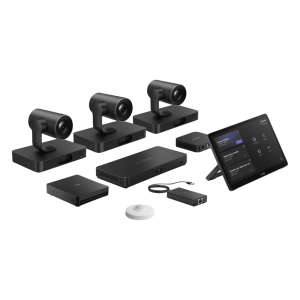 Yealink mvc-s98-c5u-004 Sistema de Videoconferencia MVC-S98-C5U-004 de Yealink diseñado para Salas Extra Grandes con Triple Cámara Inteligente y Funciones Avanzadas de IA