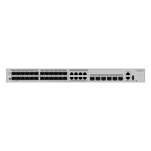 Huawei s530-24st4xe Switch Empresarial Core Gigabit Administrable  Capa 3 / 24 puertos 1GE SFP ( Combo con 8 Puertos 10/100/1000 Mbps) / 4 Puertos 10GE SFP+ Uplink / 2 Puertos 10GE SFP+ (Stack) / ERPS / Ruteo Dinámico (RIP