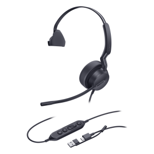 Yealink uh42-mono-uc-usb-c/a Auriculares Yealink UH42 Mono con cancelación de ruido por USB-C/A e indicador de ocupado