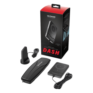 Wilsonpro / Weboost 471-082 Kit Amplificador de Señal Celular para Vehículo / Prioridad para un Dispositivo / Con cargador Inalámbrico Magnético Qi2 / Antena Magnética Exterior / 23 dB de Ganancia / Tri Banda / 50 Ohm / SMA Hembra